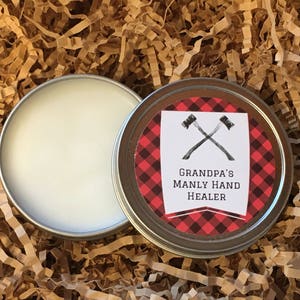 Manly hand lotion-Mens Gifts-beard balm-men's birthday gift-scent-gift for Dad-gifts for men-Valentines gift for him-guy gift-boyfriend image 6