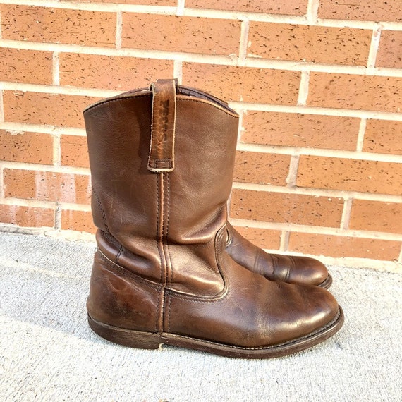 Red Wing Vintage Pecos Boots 1155 Cowboy Pull On W