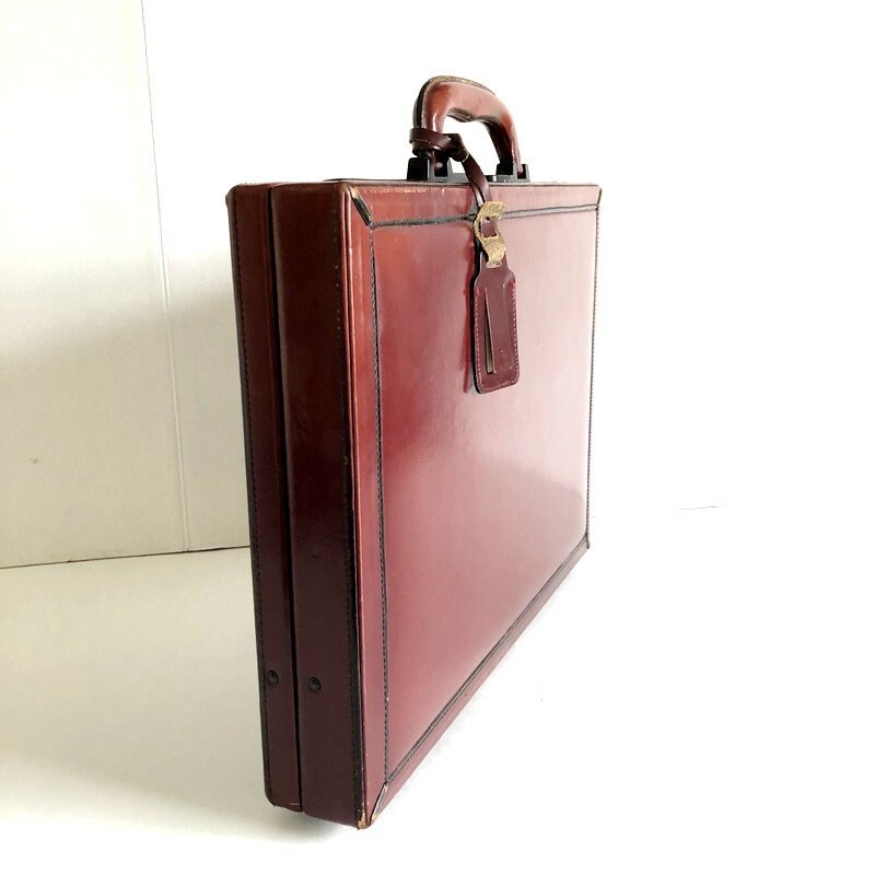 Vintage Rare Ultra Slim Condotti Handmade Executive Leather
