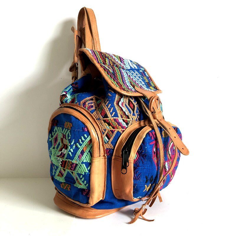 multi coloured rucksack