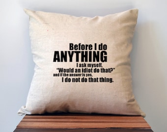 The Office Pillow Cover, Dwight Schrute Quote Pillow Cover,  18 x 18 Pillow Cover, The Office Christmas Gift, Graduation gift
