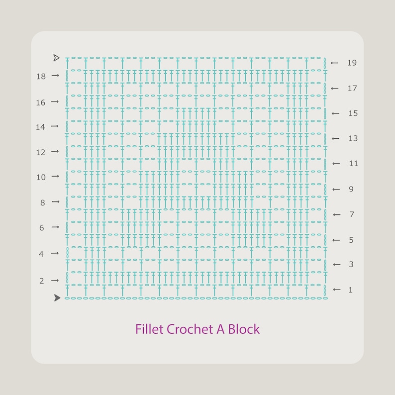 HookinCrochet Symbols Basics Font Software, Windows, Mac, Crochet Font, Crochet Symbols, Crochet Chart Pattern, Create Crochet Charts image 2