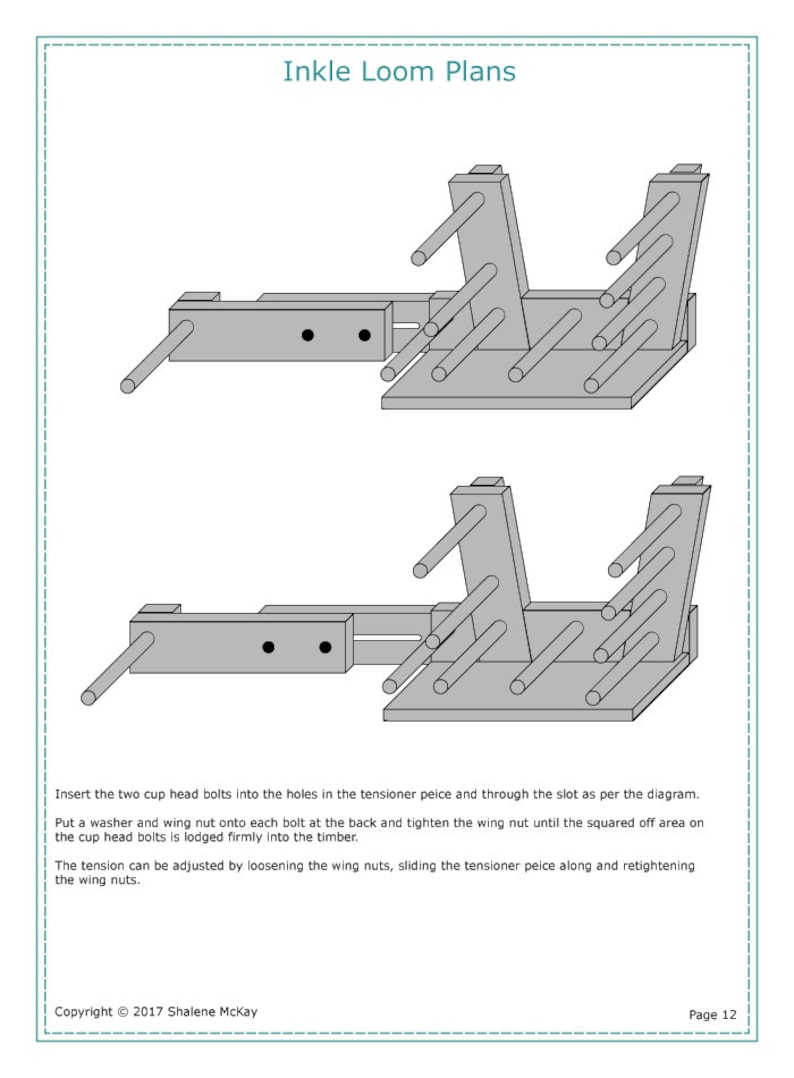 Inkle Loom Plans