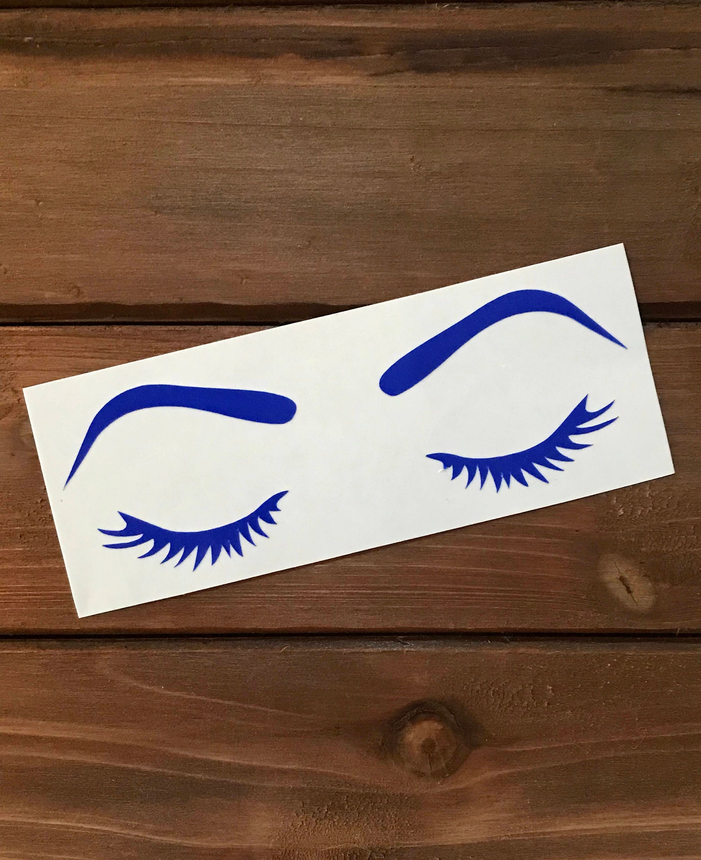 Eyelash Decal Glitter Decal Lashes Mascara Makeup Etsy