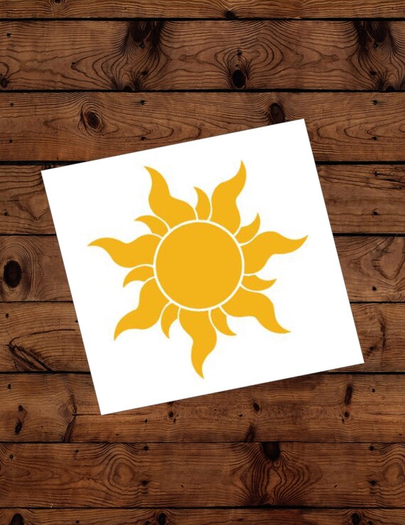 Tangled Golden Disney Sun Car Phone Laptop Decorative Vinyl Decal Sticker Tangled Golden Disney Sun Car Phone Laptop Decorative Vinyl Decal Sticker