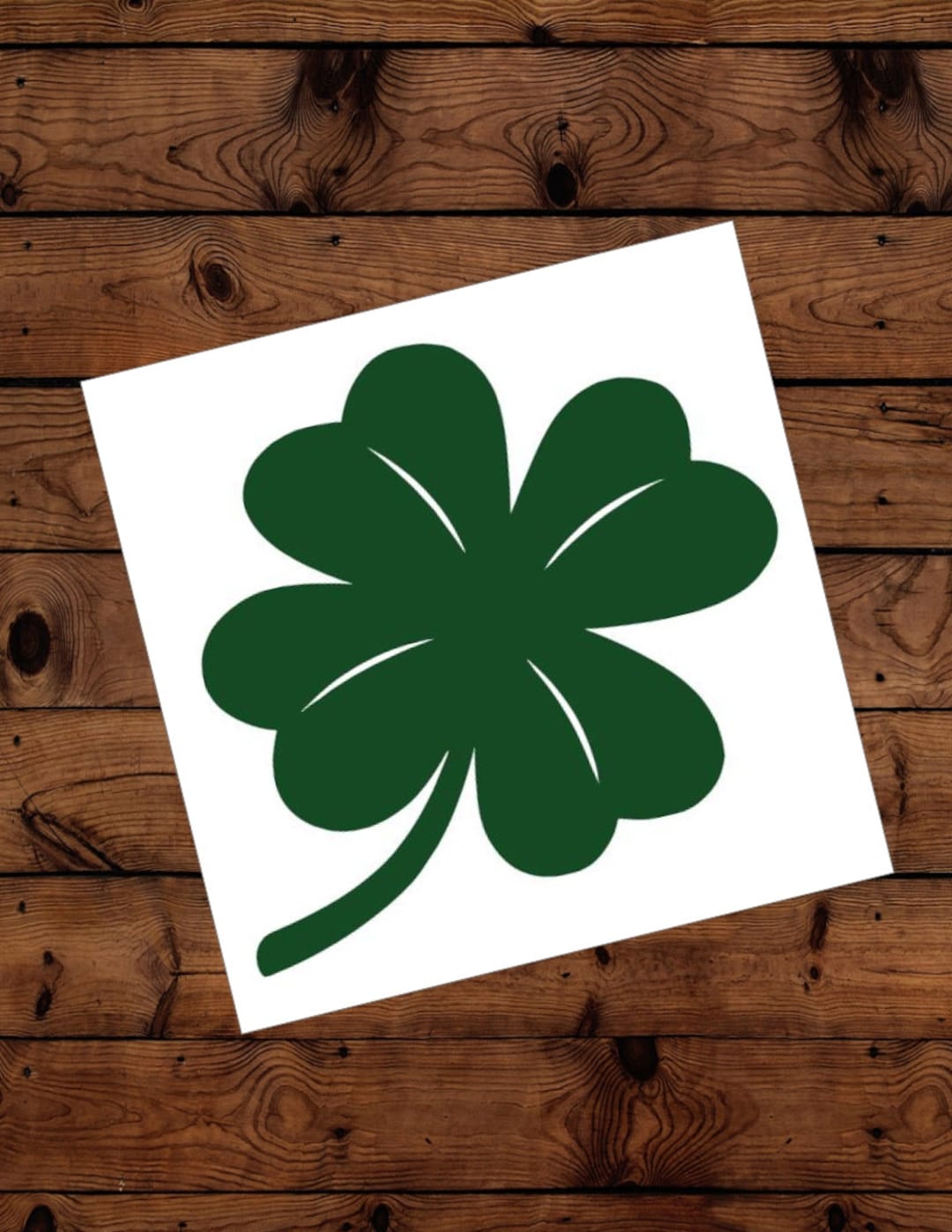 4 Leaf Clover Decal Four Leaf Clover glitter Decal Laptop - Etsy