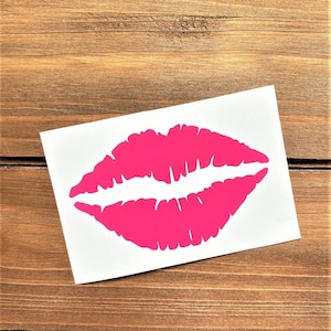 Lips Decal - Glitter Decal - Lips - Mouth - Makeup Decal - Lips Sticker - Laptop Decal - Phone Decal - Car Decal - Tumbler Decal
