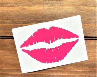 Lips Decal - Glitter Decal - Lips - Mouth - Makeup Decal - Lips Sticker - Laptop Decal - Phone Decal - Car Decal - Tumbler Decal