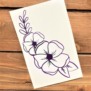 Flower Decal - Floral Sticker
