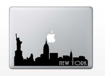 New York Decal - NYC Decal - New York City - Glitter Decal - New York Sticker - Laptop Decal - Cell Phone Decal - Laptop Sticker - Car Decal