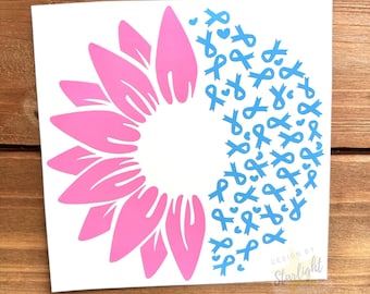 Sunflower Awareness Ribbon - Child Loss - Pregnancy Loss - Infant Loss - Stillbirth - Miscarriage - SIDS - Awareness Decal - Vinyl Sticker
