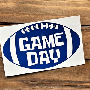 Game Day Football Decal - Football - Football Sticker