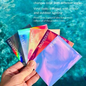 a person holding four different colored cards in their hand