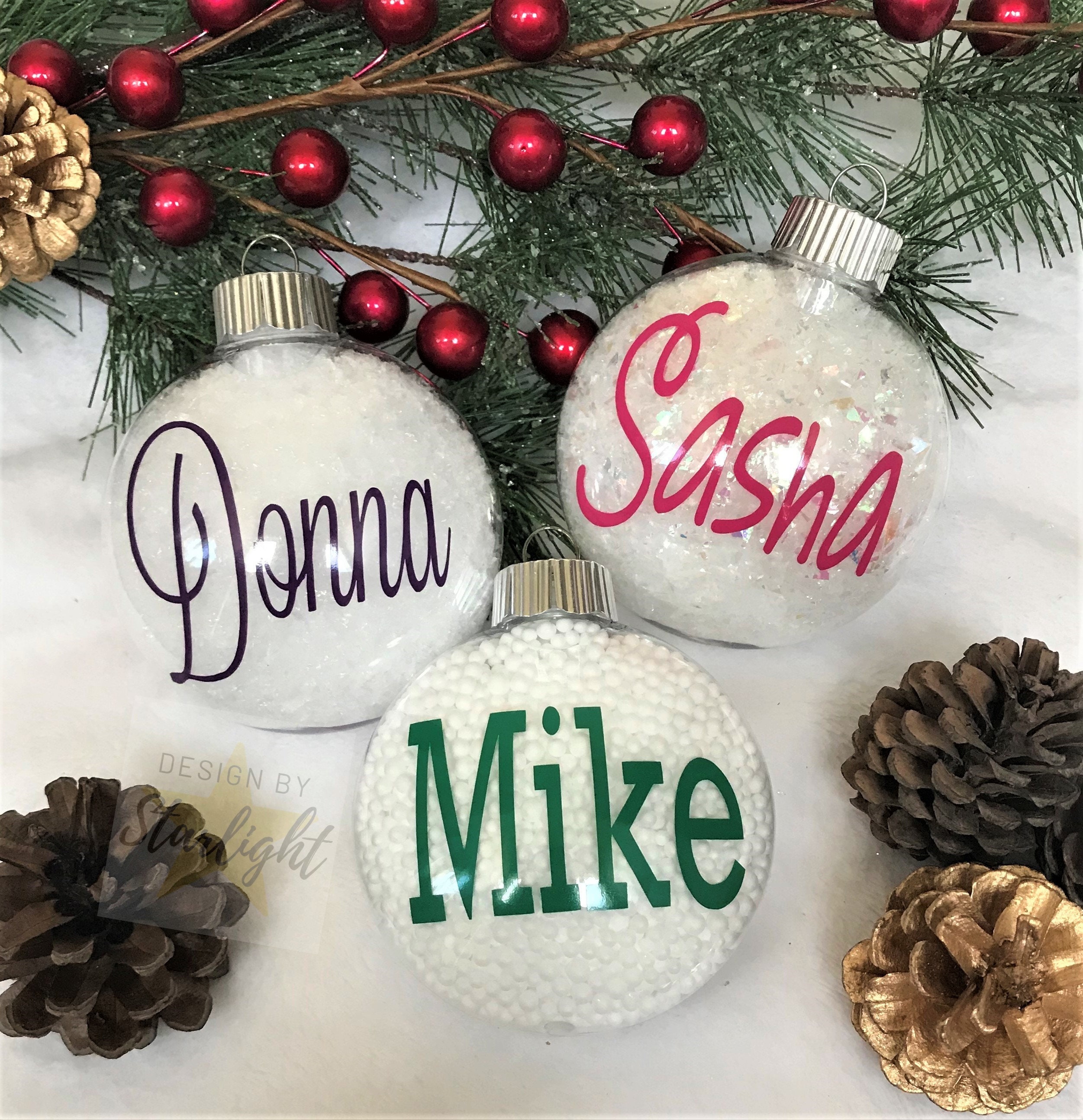 Name Ornament Custom Ornament Personalized Ornament Etsy