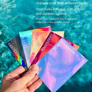 a person holding four different colored cards in their hand