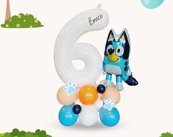 Globos de látex para cumpleaños de BLUEY BINGO, globos para decoración de  fiestas, suministros para fiestas infantiles -  España