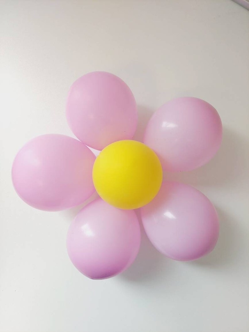 Personalised large peppa pig baby pink 40inch number standing balloon flowers bouquet, no helium girls children kids 1st birthday party image 7