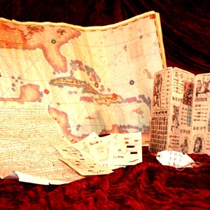 Chasse au trésor des Caraïbes - Aventure de résolution d'énigmes sur table - Partie 2 de Legend: A Game of Maps - Riddles, Conspiracy & Ancient Treasure!