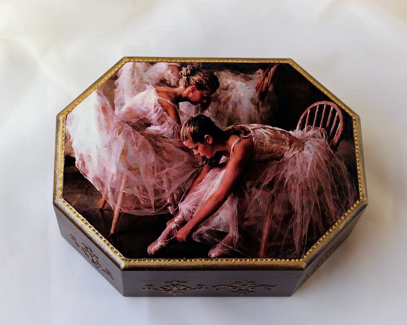 Ballerina Jewelry Box for Girls Ballet Gift for Etsy
