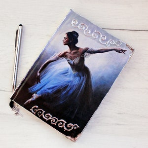 Ballett Journal, Elegante Ballett Geschenke, Ballerina Notizbuch, persönliches Tagebuch, Tanzlehrer Geschenkidee, Schreibgeschenk für Frauen