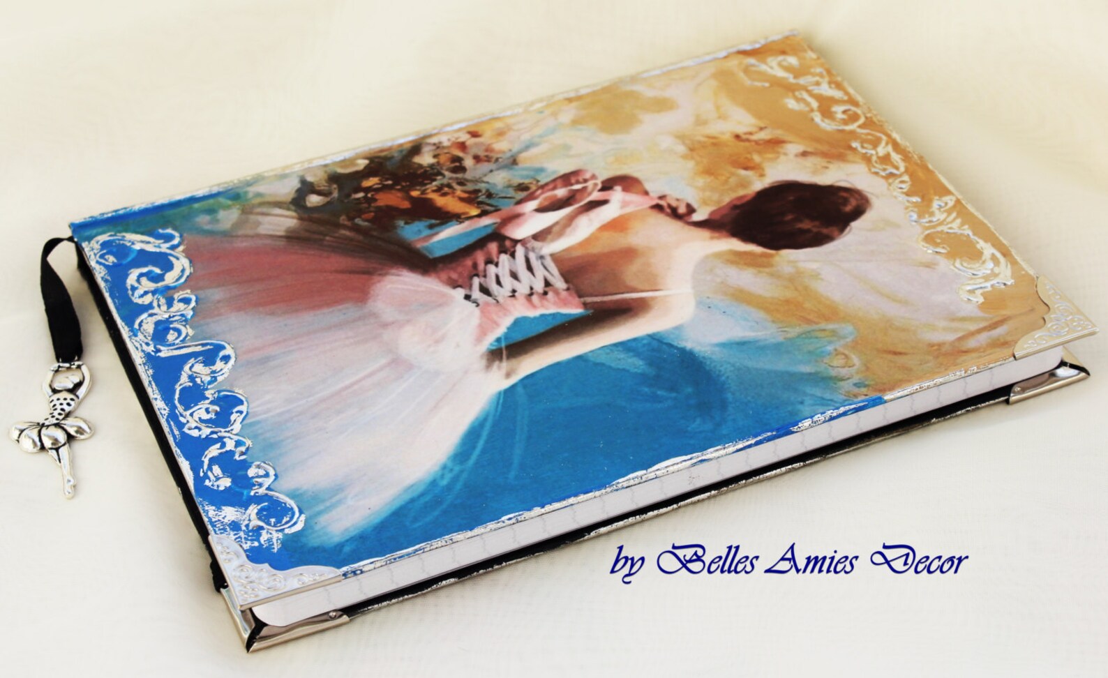 a5 notebook, ballerina journal, personal diary with ballerina, ballet gifts, birthday gift girl, ballet art, ballet decor, niece