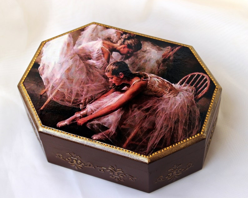 Ballerina Jewelry Box for Girls Ballet Gift for Etsy