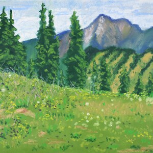 Paradise Divide Drawing Print