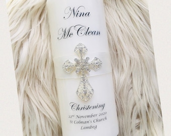Christening candle, Baptism candle, Personalised Christening candle, Personalised Baptism candle, Keepsake, Gift, UK