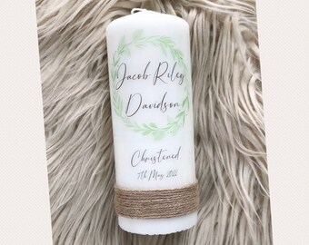 Personalised Christening candle, Personalised Baptism candle, Christening candle, Baptism candle, Keepsake, Gift, UK