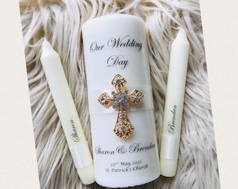 Wedding candles, Unity candles, Personalised Wedding candles, Personalised Unity candles, Keepsake, Gift, UK