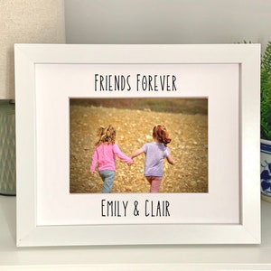 Best Friends Picture Frame | Anniversary, Boyfriend, Girlfriend, Husband, Wife Gift | Personalized Picture Frame 5x7