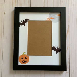 Halloween Picture Frame | Personalized frame for 5x7 photo | Trick or Treat Photo Frame
