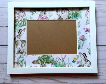 Easter Bunny Picture Frame | Personalized Picture Frame 5x7