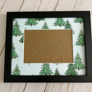 Christmas picture frame | Christmas Tree Frame for 5x7 Photo