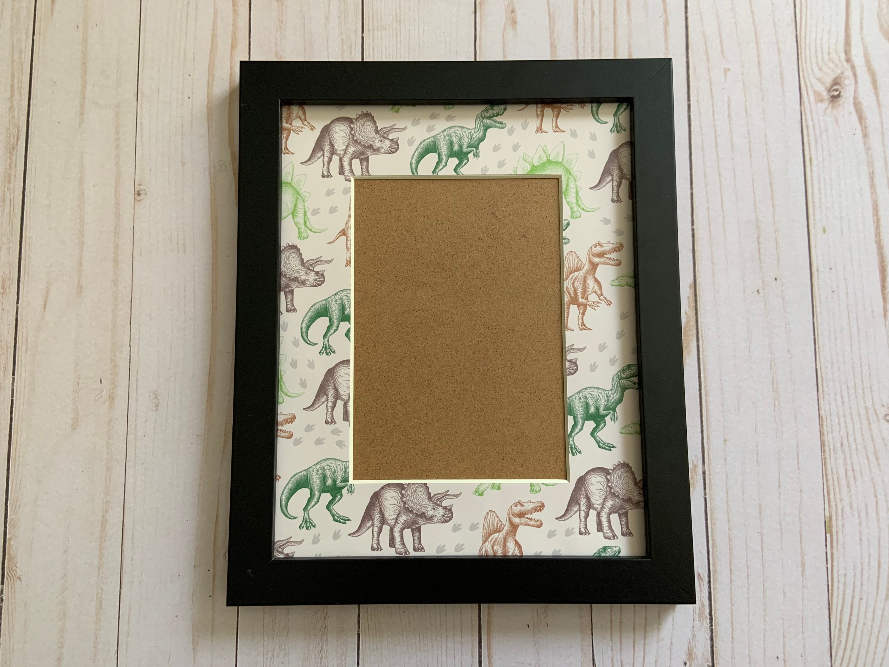 Dinosaur Picture Frame Personalized Picture Frame 5x7 Etsy