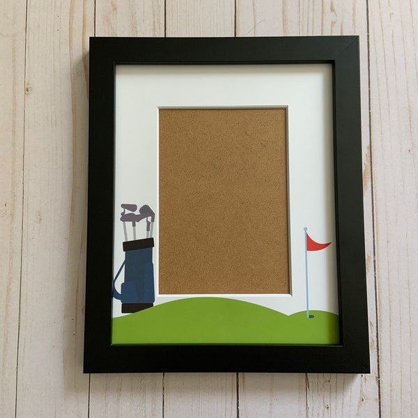 Golf Picture Frame Etsy