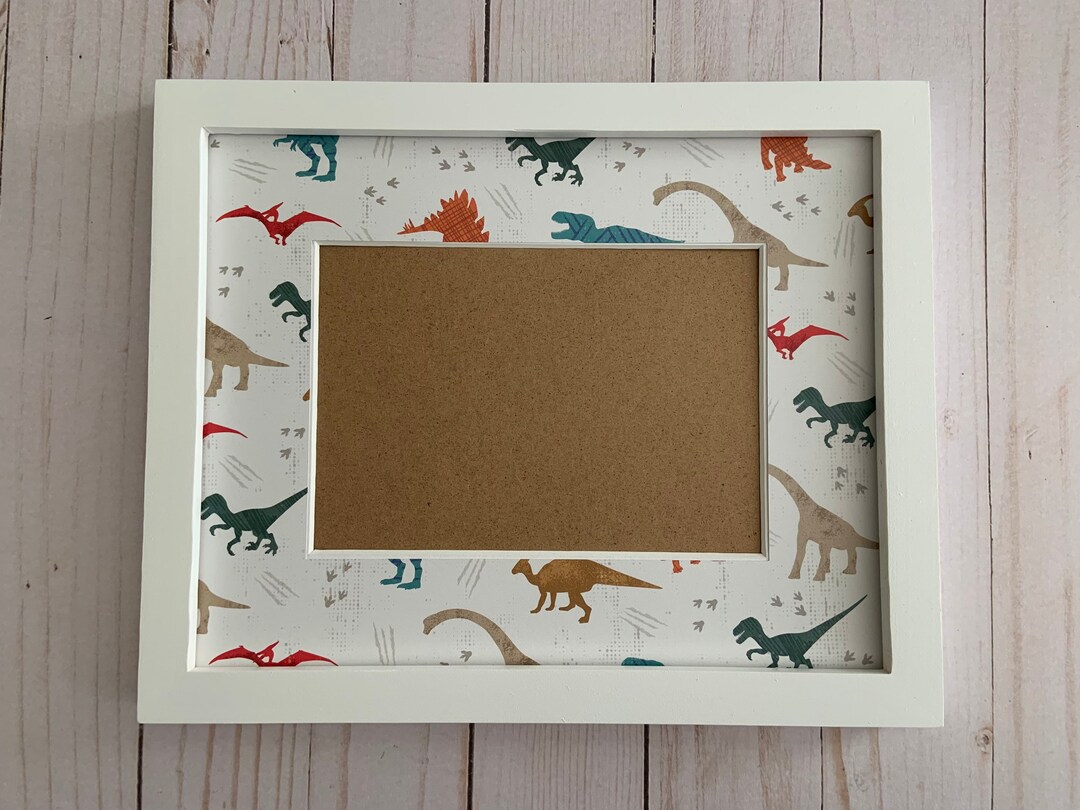 Dinosaur Picture Frame Personalized Picture Frame 5x7 Etsy