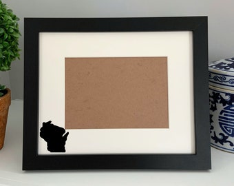 Wisconsin Picture Frame: Personalized 5x7 Photo Frame