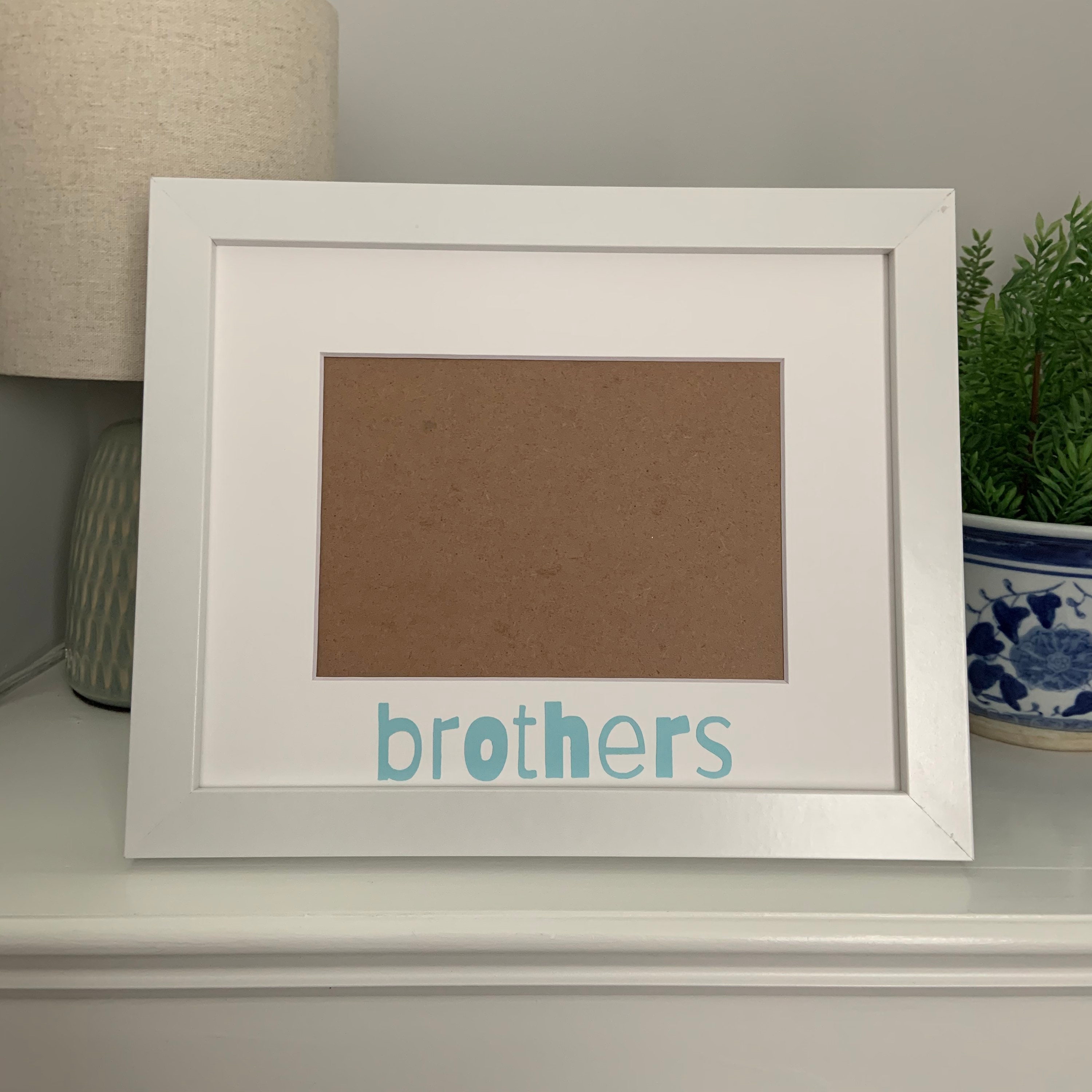 Brothers Picture Frame Personalized Picture Frame 5x7 Etsy