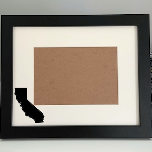 California Picture Frame Personalized Picture Frame 5x7 image 1