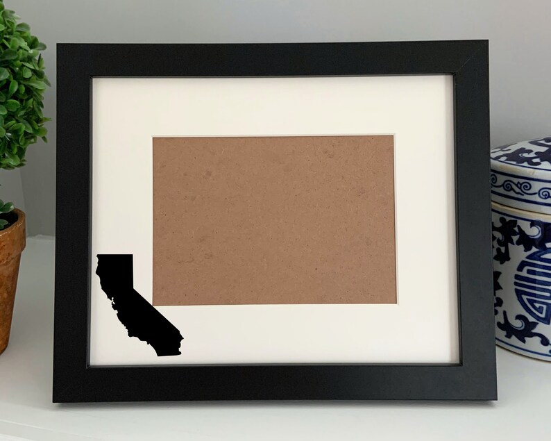 California Picture Frame Personalized Picture Frame 5x7 image 1