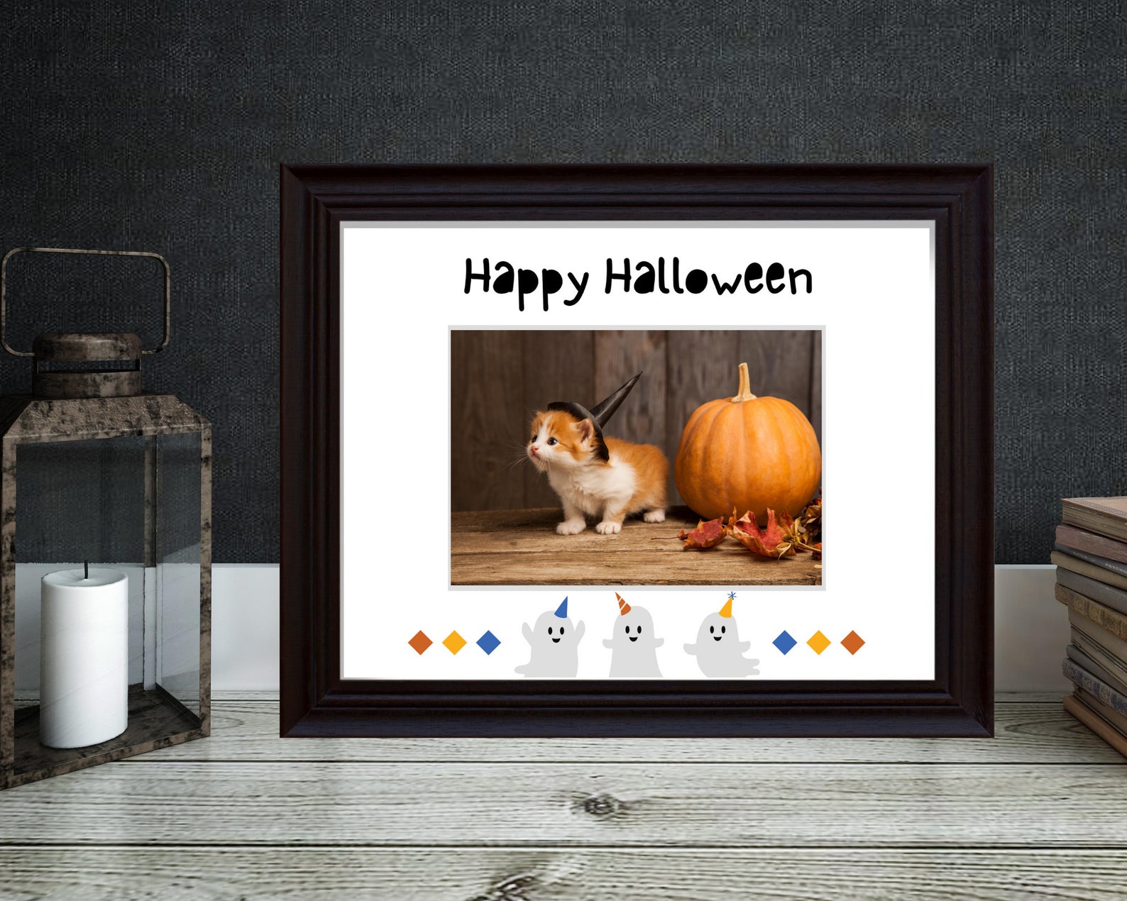 Halloween Picture Frame Personalized Frame for 5x7 Photo Etsy