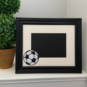 Fotolijst voetbal | Gepersonaliseerde fotolijst 5 x 7 inch
