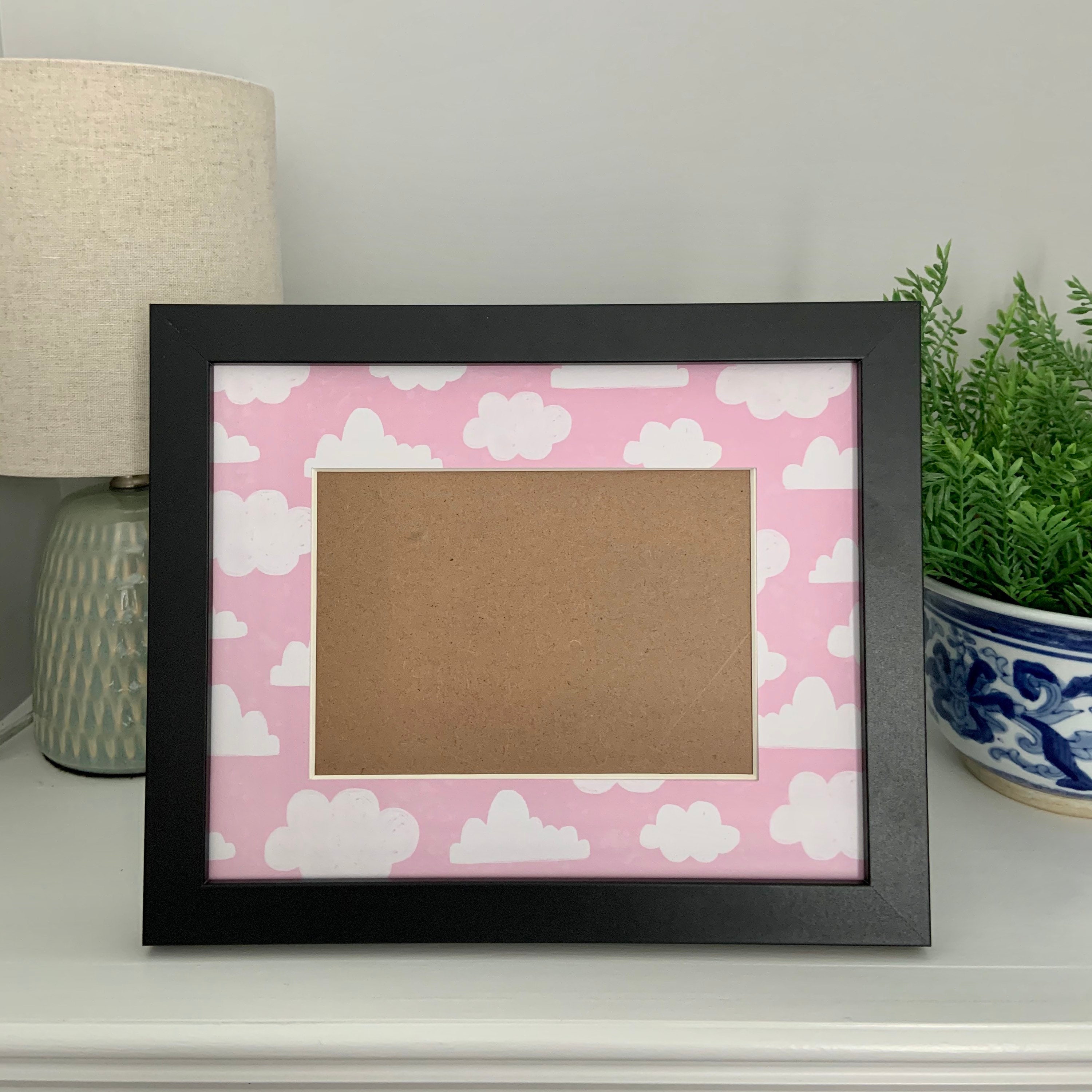 Cloud Picture Frame Personalized Picture Frame 5x7 Etsy