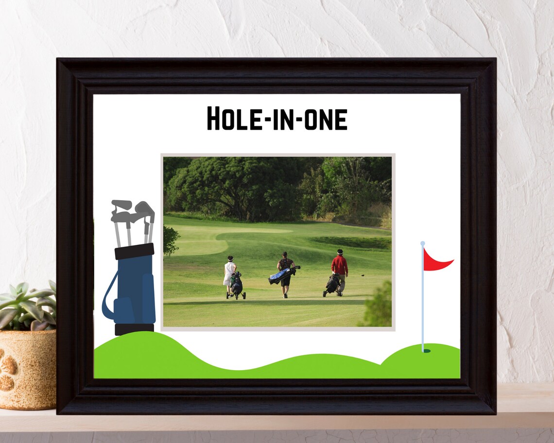 Golf Picture Frame Personalized Picture Frame 5x7 Golfer - Etsy