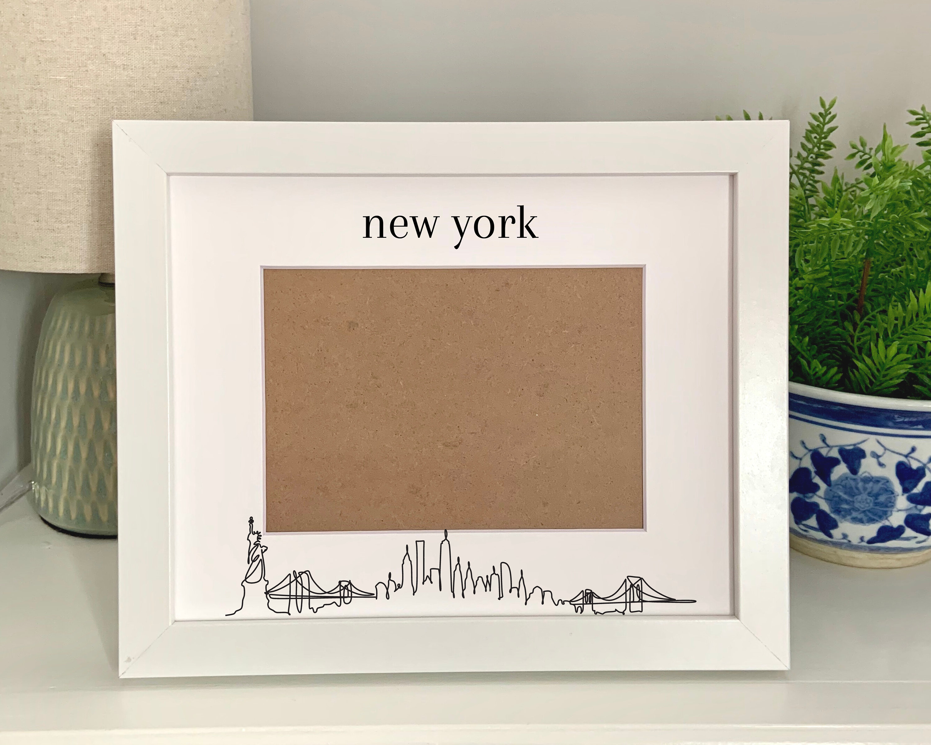 New York City Bilderrahmen 5x7 Foto Personalisiert