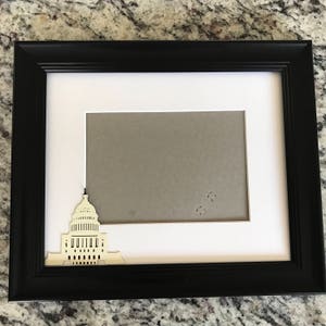 Washington DC Picture Frame | Personalized Picture Frame 5x7 | US Congress, Capitol Building