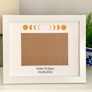 Solar Eclipse Personalized Picture Frame 5x7