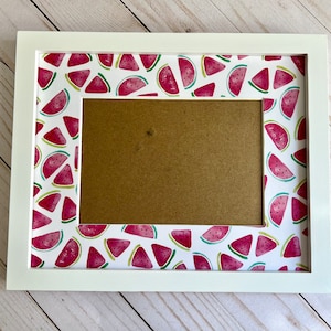 Sommer Wassermelonen Bilderrahmen | Personalisierter Bilderrahmen 5x7