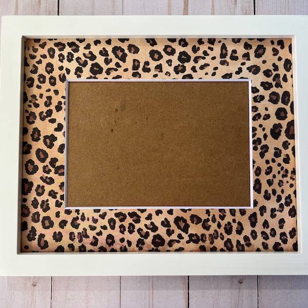 Leopard Print Picture Frame Etsy